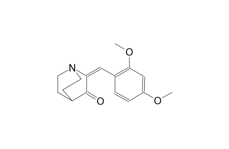 1-azabicyclo[2.2.2]octan-3-one, 2-[(2,4-dimethoxyphenyl)methylene]-, (2E)-