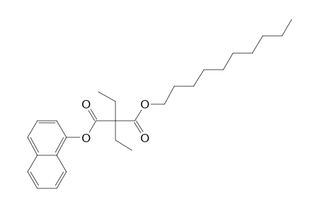 Diethylmalonic acid, decyl 1-naphthyl ester