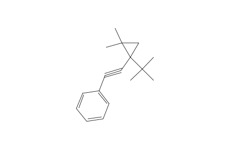 Cyclopropane, 1-tert-butyl-2,2-dimethyl-1-phenylethynyl-