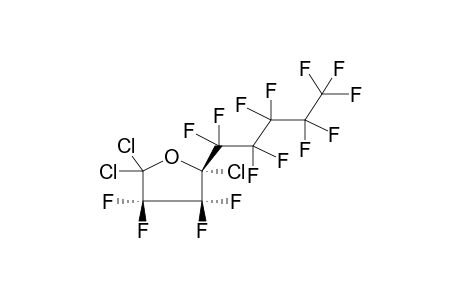 2,5,5-TRICHLORO-2-UNDECAFLUOROPENTYL-3,3,4,4-TETRAFLUOROOXOLANE