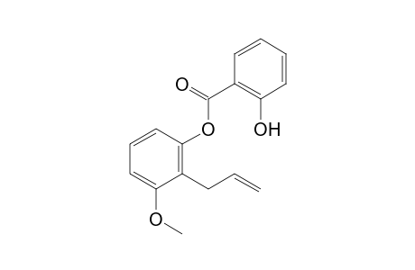 2-allyl-3-methoxyphenyl salicylate