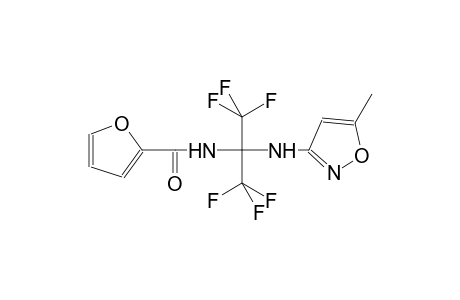 N-[2,2,2-trifluoro-1-[(5-methyl-3-isoxazolyl)amino]-1-(trifluoromethyl)ethyl]-2-furamide