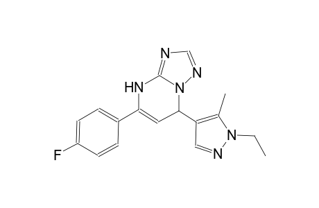 1-Ethyl-4-[5-(4-fluorophenyl)-4H,7H-[1,2,4]triazolo[1,5-a]pyrimidin-7-yl]-5-methyl-1H-pyrazole
