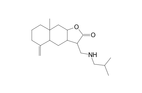 3-(Isobutylamino-methyl)-8a-methyl-5-methylene-decahydro-naphtho[2,3-b]furan-2-one