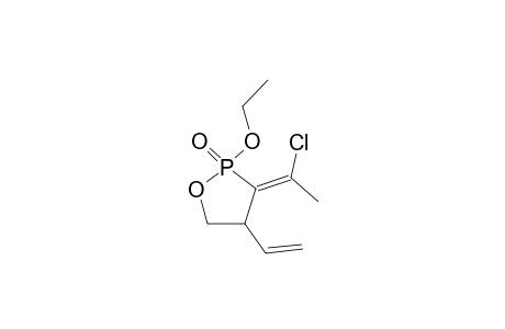 3-(1-Chloroethylidene)-2-ethoxy-4-vinyl-1,2.almda.(5)-oxaphospholan-2-one