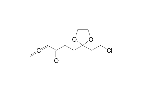 2-(4-oxohexa-1,2-dienyl)-2-(2-chloroethyl)-1,3-dioxolane