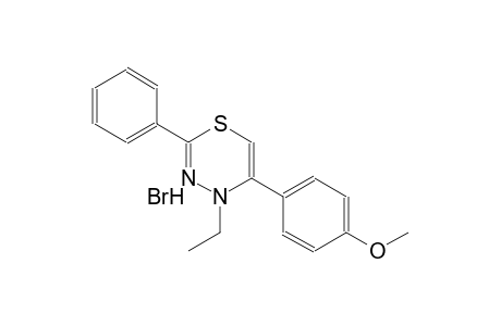 4-(4-ethyl-2-phenyl-4H-1,3,4-thiadiazin-5-yl)phenyl methyl ether hydrobromide