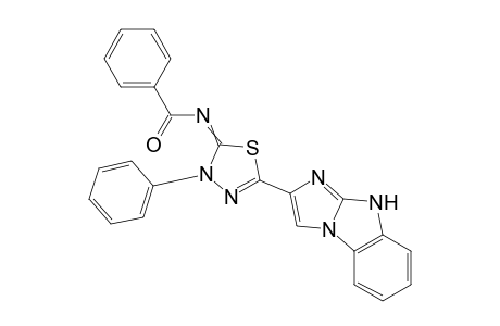 N-(5-(9H-benzo[d]imidazo[1,2-a]imidazol-2-yl)-3-phenyl-1,3,4-thiadiazol-2(3H)-ylidene)-benzamide