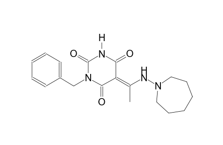 (5E)-1-benzyl-5-[1-(hexahydro-1H-azepin-1-ylamino)ethylidene]-2,4,6(1H,3H,5H)-pyrimidinetrione