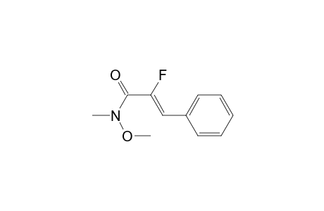 (Z)-2-Fluoro-N-methoxy-N-methyl-3-phenylpropenamide