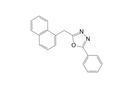 2-(Naphthalen-1-ylmethyl)-5-phenyl-1,3,4-oxadiazole