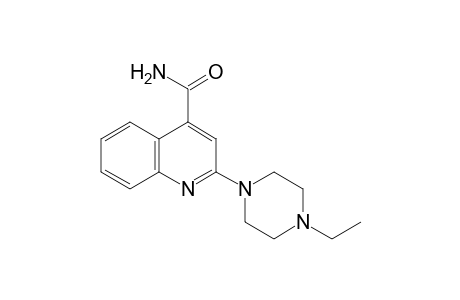 2-(4-Ethyl-1-piperazinyl)-4-quinolinecarboxamide