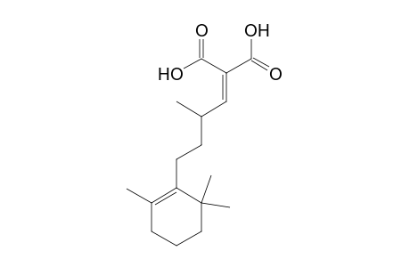 2-(2-Methyl-4-(2,6,6-trimethylcyclohex-1-enyl)butylidene)malonic acid