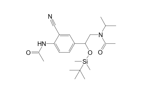 Cimaterol, N,N'-diacetyl, O-TBS