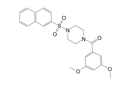 piperazine, 1-(3,5-dimethoxybenzoyl)-4-(2-naphthalenylsulfonyl)-