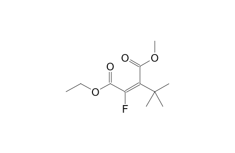 (E)-1-(Ethoxycarbonyl-1-fluoro-2-(methoxycarbonyl)-3,3-dimethylbutene
