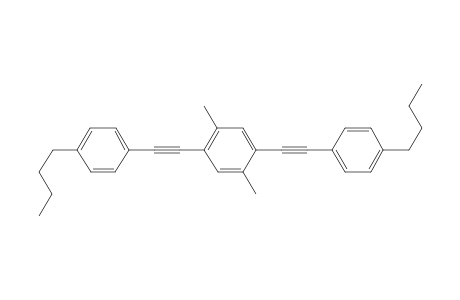 1,4-bis(4-n-butylphenylethynyl)-2,5-dimethylbenzene