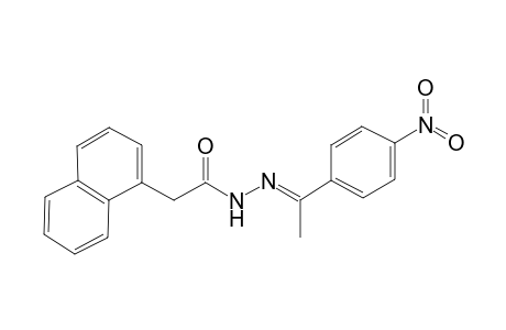 2-(1-naphthalenyl)-N-[(E)-1-(4-nitrophenyl)ethylideneamino]acetamide