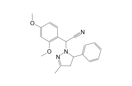 1H-pyrazole-1-acetonitrile, alpha-(2,4-dimethoxyphenyl)-4,5-dihydro-3-methyl-5-phenyl-