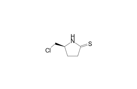 (5S)-5-(chloromethyl)-2-pyrrolidinethione