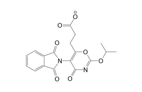 2-Isopropoxy-5-phthalimido-4-oxo-1,3-oxazin-6-ethyl carboxylate