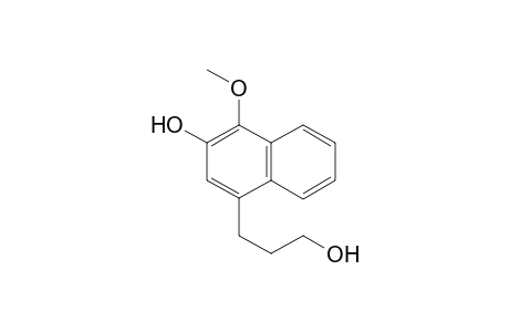 4-(3-hydroxypropyl)-1-methoxy-naphthalen-2-ol