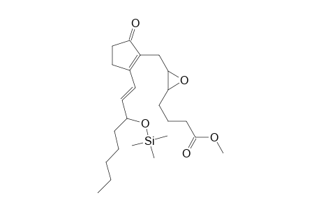 Methyl 5,6-epoxy-7-(3-(3-(trimethylsiloxy)octa-1-enyl)-1-oxocyclopenta-2-en-2-yl)heptanoate