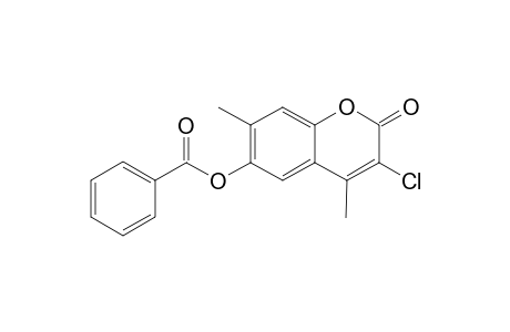 (3-chloro-4,7-dimethyl-2-oxo-chromen-6-yl) benzoate