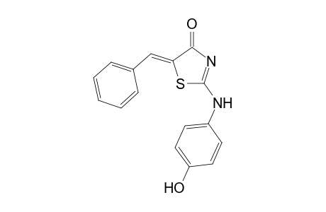 (5Z)-2-(4-hydroxyanilino)-5-(phenylmethylene)-4-thiazolone