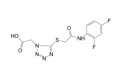 2-[5-[2-(2,4-difluoroanilino)-2-oxo-ethyl]sulfanyltetrazol-1-yl]acetic acid