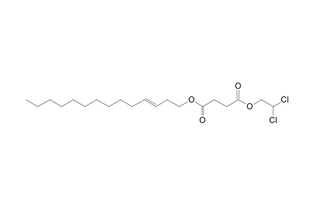 Succinic acid, 2,2-dichloroethyl tetradec-3-en-1-yl ester