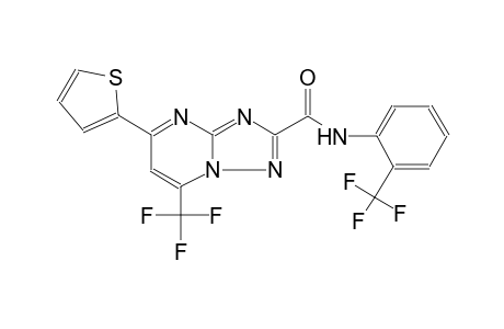 [1,2,4]triazolo[1,5-a]pyrimidine-2-carboxamide, 5-(2-thienyl)-7-(trifluoromethyl)-N-[2-(trifluoromethyl)phenyl]-