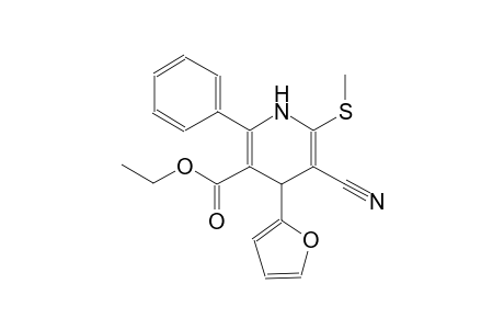 ethyl 5-cyano-4-(2-furyl)-6-(methylsulfanyl)-2-phenyl-1,4-dihydro-3-pyridinecarboxylate