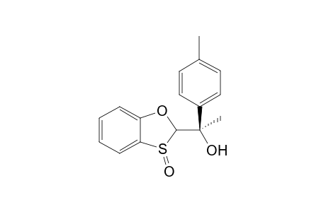 2-[(1R)-1'-(p-Methylphenyl)-1'-hydroxyethyl]-1,3-benzoxathiol-3(2H)-oxide