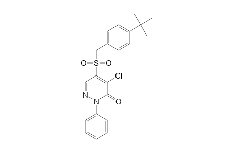 3(2H)-Pyridazinone, 4-chloro-5-[[[4-(1,1-dimethylethyl)phenyl]methyl]sulfonyl]-2-phenyl-