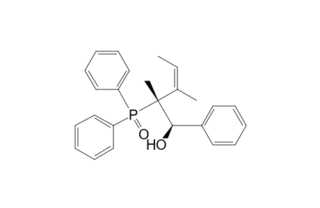 Benzenemethanol, .alpha.-[1-(diphenylphosphinyl)-1,2-dimethyl-2-butenyl]-, (R*,R*)-