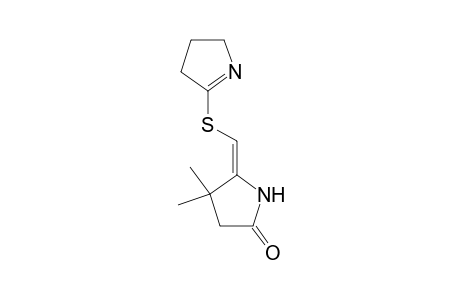2-PYRROLIDINONE, 5-[[(3,4-DIHYDRO-2H-PYRROL-5-YL)THIO]METHYLENE]-4,4-DIMETHYL-