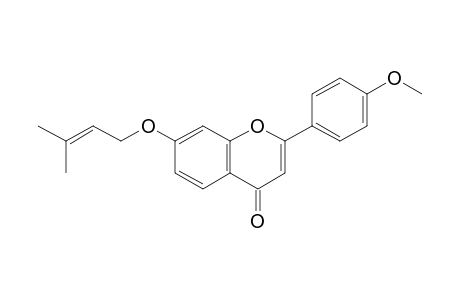 7-[(.gamma.,.gamma.-Dimethylallyl)oxy]-4'-methoxyflavone