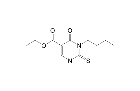3-butyl-4-oxo-1,2,3,4-tetrahydro-2-thioxo-5-pyrimidinecarboxylic acid, ethyl ester