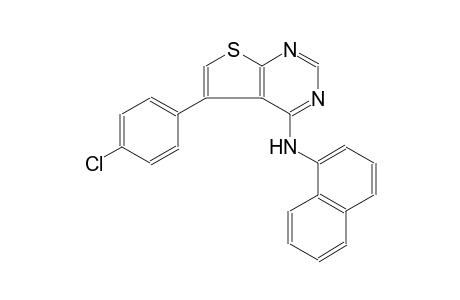 5-(4-chlorophenyl)-N-(1-naphthyl)thieno[2,3-d]pyrimidin-4-amine