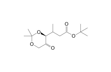tert-Butyl (3S/R,4S)-3-(2,2-Dimethyl-5-oxo-1,3-dioxane-4-yl)butanoate