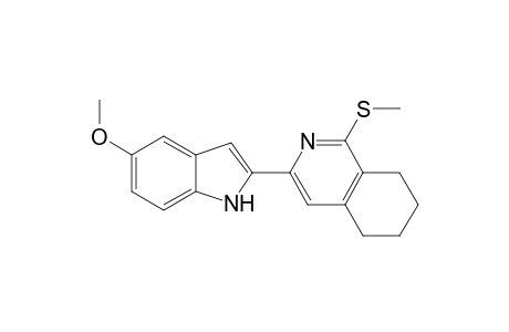 3-(5-Methoxyindol-2-yl)-1-methylthio-5,6,7,8-tetrahydroisoquinoline
