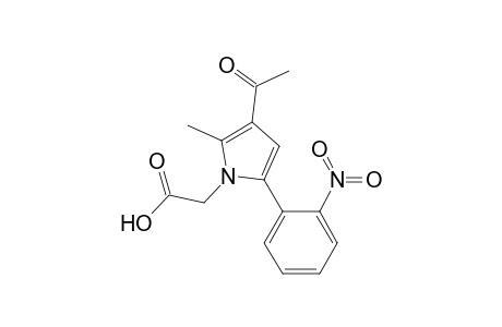 2-[3-acetyl-2-methyl-5-(2-nitrophenyl)-1-pyrrolyl]acetic acid
