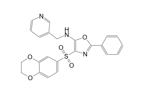 3-pyridinemethanamine, N-[4-[(2,3-dihydro-1,4-benzodioxin-6-yl)sulfonyl]-2-phenyl-5-oxazolyl]-