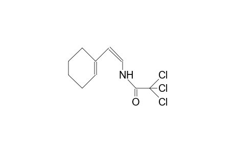 (Z)-2,2,2-Trichloro-N-(2-[cyclohexen-1-yl]-ethenyl)-acetamide