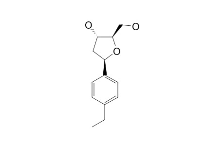1,2-DIDEOXY-1-BETA-(4-ETHYLPHENYL)-D-RIBOFURANOSIDE