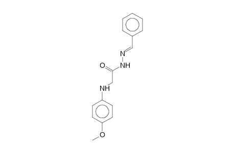 2-(4-Methoxyanilino)-N'-[(E)-phenylmethylidene]acetohydrazide