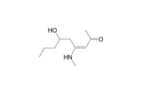 6-Hydroxy-4-(N-methylamino)non-3-en-2-one