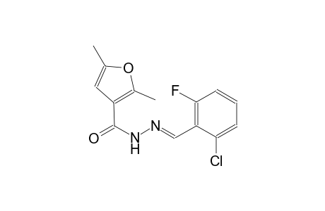 N'-[(E)-(2-chloro-6-fluorophenyl)methylidene]-2,5-dimethyl-3-furohydrazide