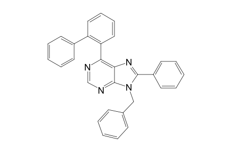 9-BENZYL-6-(BIPHENYL-2-YL)-8-PHENYL-9H-PURINE